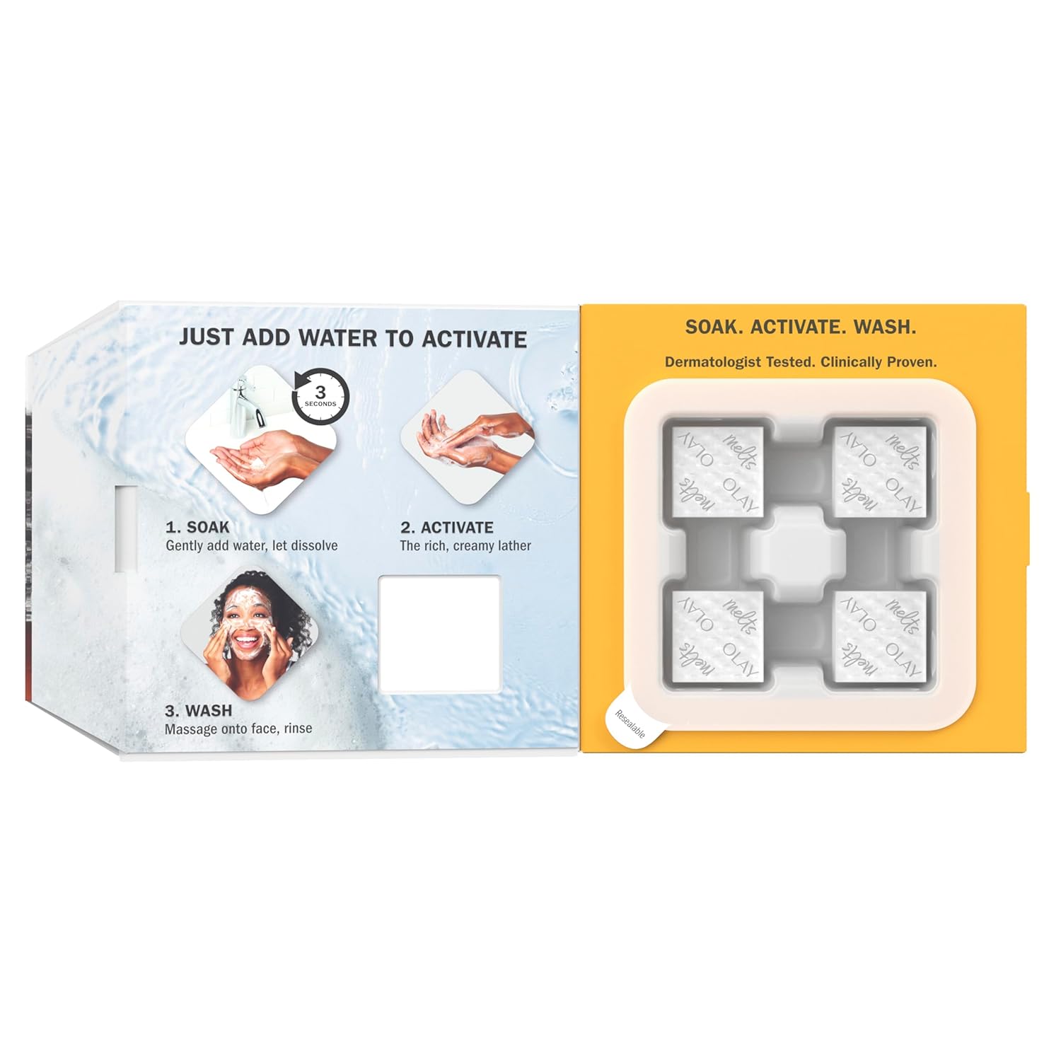Essential Cleansing Melts – 8-Ingredient Uncluttered Face Wash for Simple Skincare