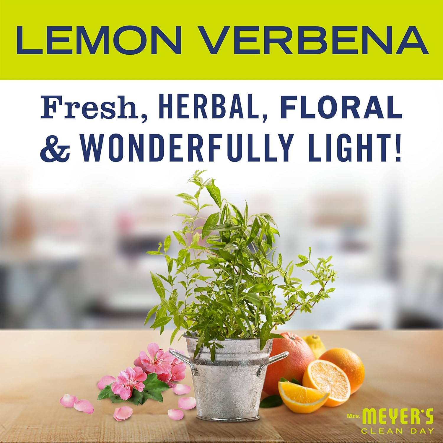 essential oil fragrance system available in lemon verbena and lavender scents