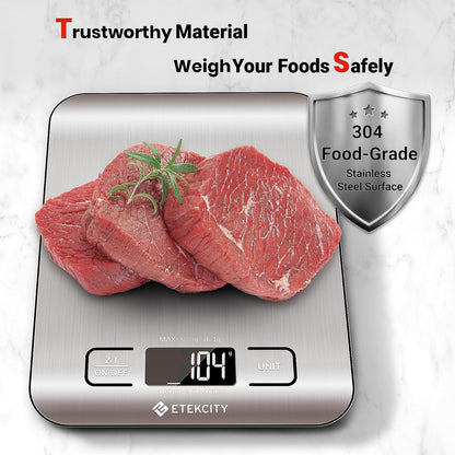 Etekcity Food Kitchen Scale – Mindful Keto Macro Tracking Scale for Home Meal Prep