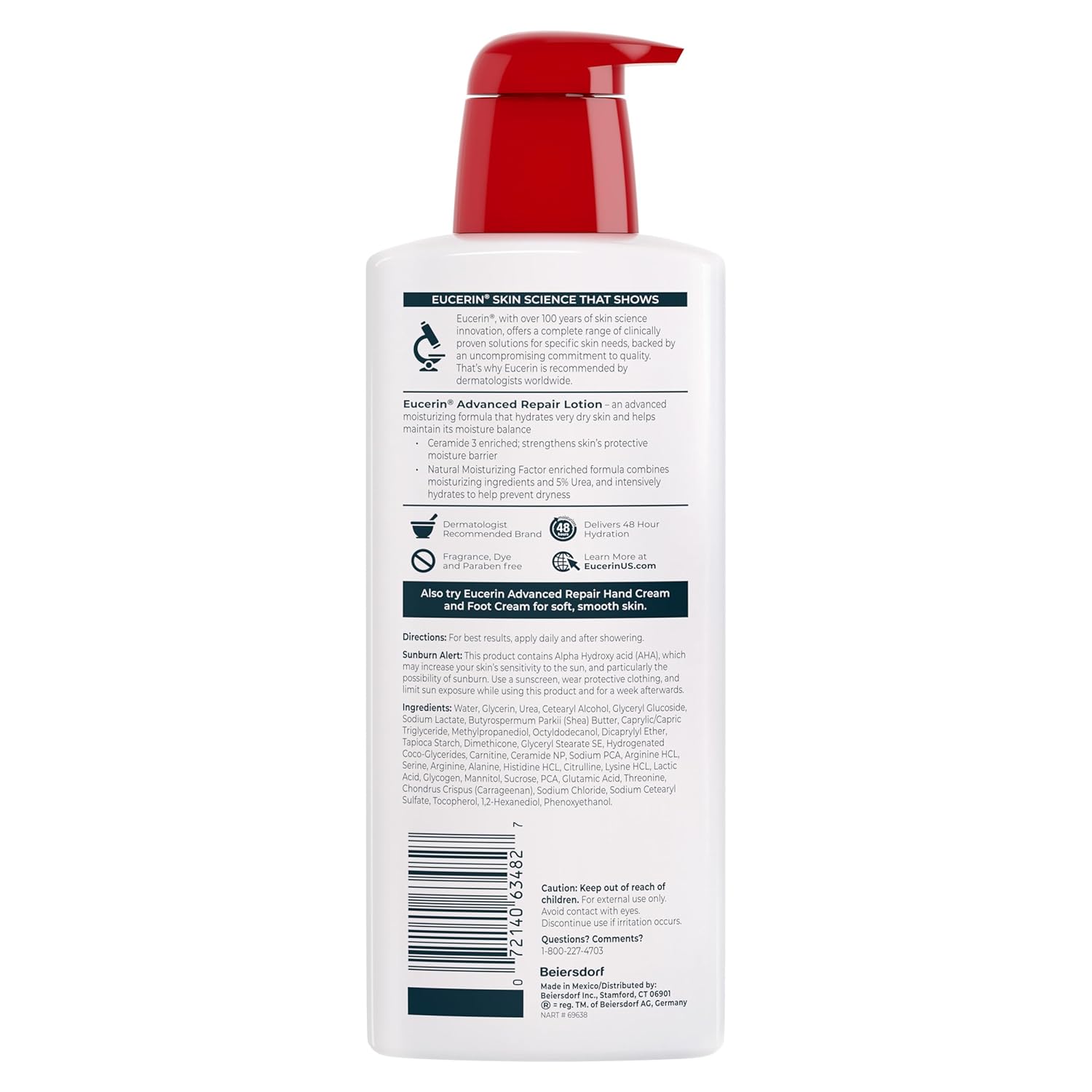 Eucerin Advanced Repair Body Lotion – Nourishing Post-Shower Ritual for Dry Skin Recovery