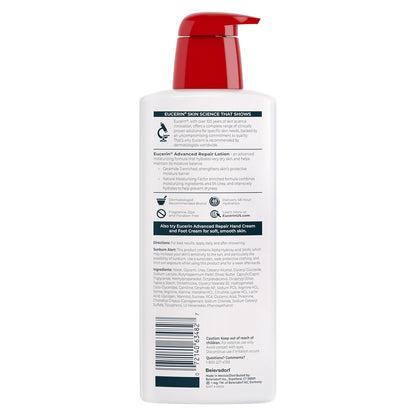 Eucerin Advanced Repair Body Lotion – Nourishing Post-Shower Ritual for Dry Skin Recovery