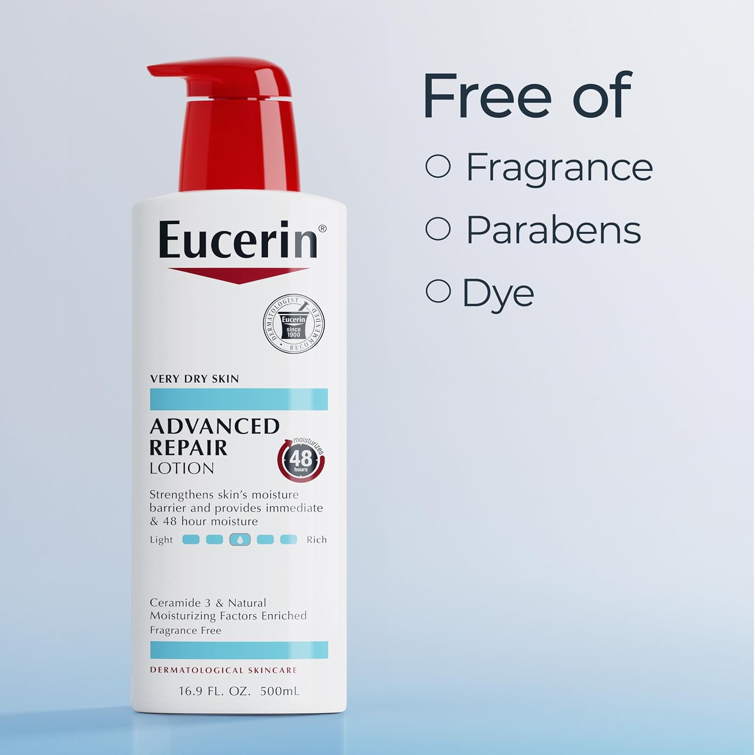 Eucerin Advanced Repair Body Lotion – Premium Dermatologist-Formulated Moisturizer for Refined Skincare