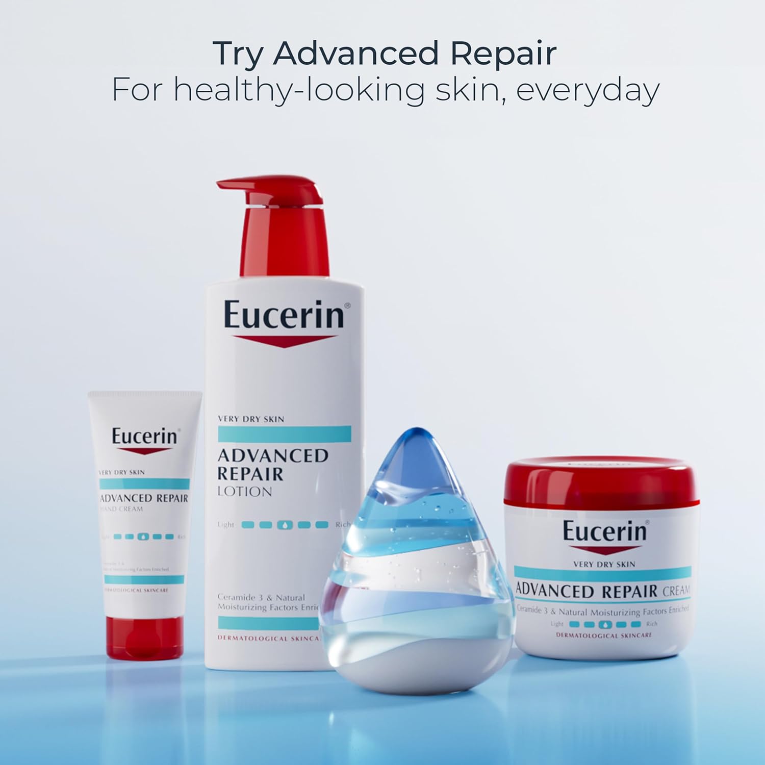Eucerin Advanced Repair Body Lotion – Premium Dermatologist-Formulated Moisturizer for Refined Skincare