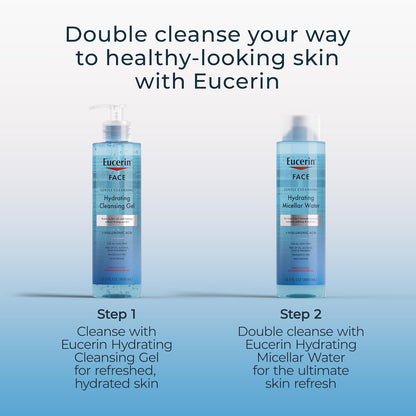 Eucerin Gentle Cleansing Hydrating Gel – Calming Morning Skincare Ritual for Sensitive Skin