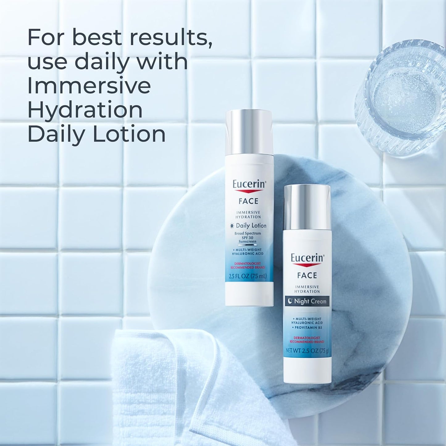 Eucerin Immersive Hydration Night Cream – Nightly Wind-Down Skincare Ritual for Renewed Skin