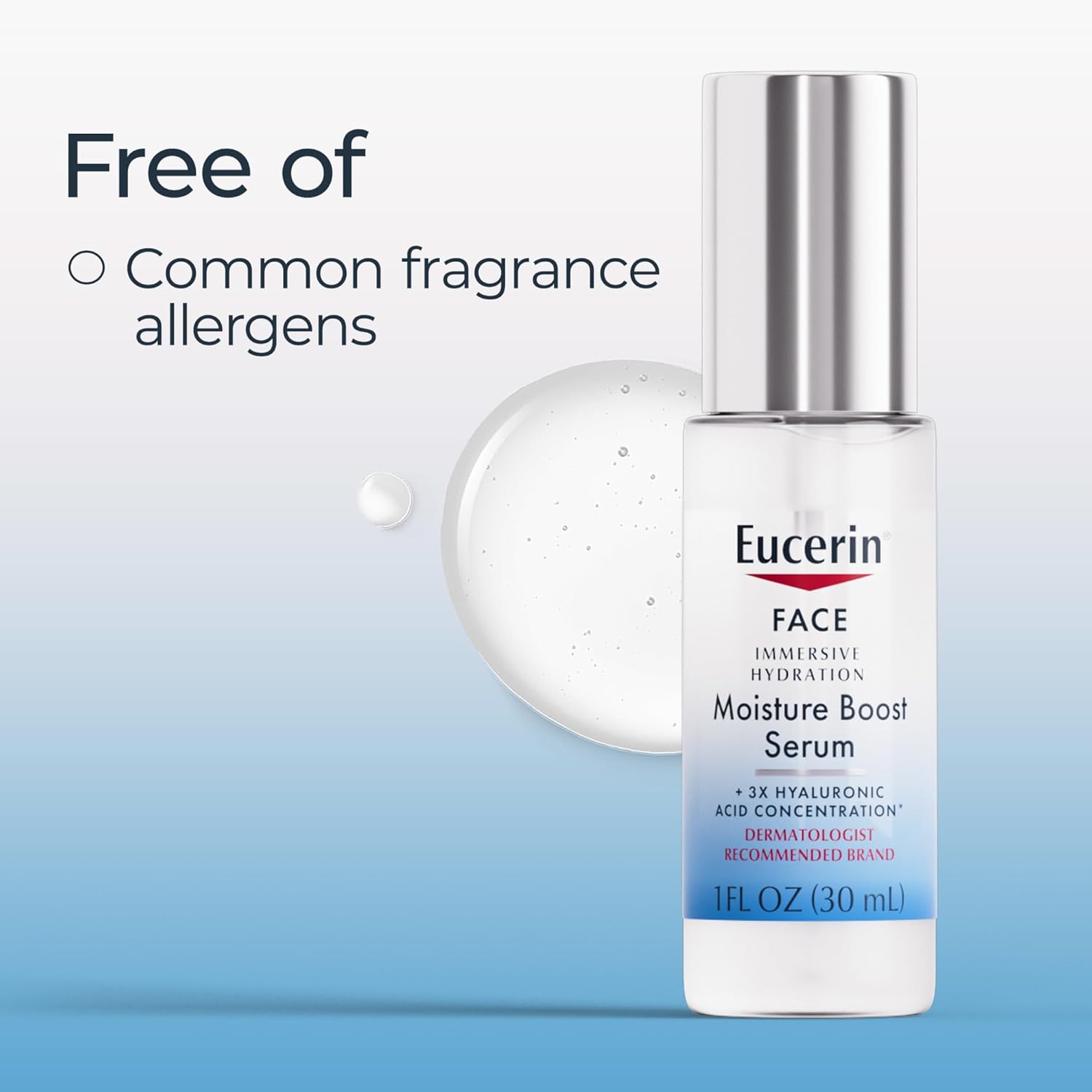 Eucerin Immersive Hydration Smoothing Face Serum – Family-Safe Hydration Step Shared at the Bathroom Vanity