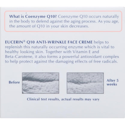 Eucerin Q10 Anti-Wrinkle Moisturizer – Nightly Skincare Ritual for Sensitive Skin