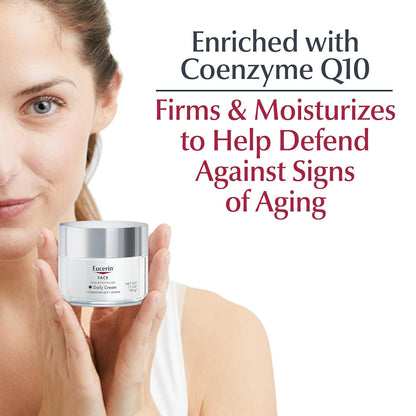 Eucerin Q10 Anti-Wrinkle Moisturizer – Nightly Skincare Ritual for Sensitive Skin