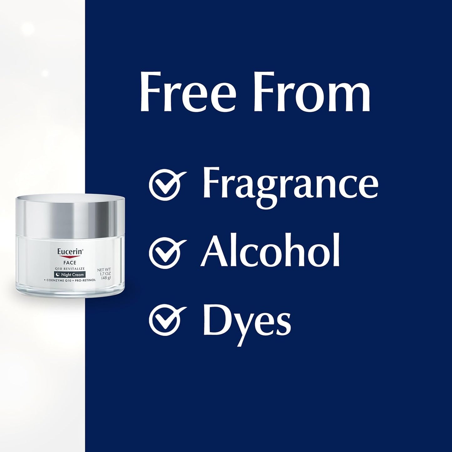 Eucerin Q10 Night Cream with Pro-Retinol – Thoughtful Anti-Aging Gift for Mom on Her Birthday