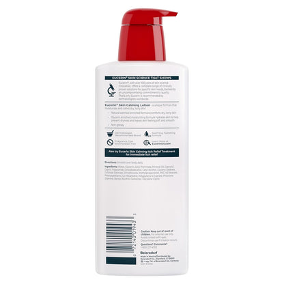 Eucerin Skin Calming Body Lotion – Thoughtful Self-Care Gift for Her with Sensitive Skin, 16.9 fl. oz. Bottle