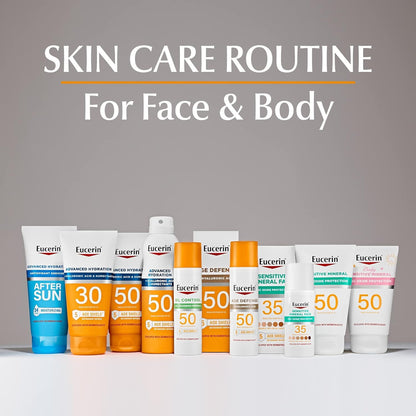 Eucerin Sun Age Defense SPF 50 – Portable TSA-Friendly Sunscreen for Weekend Getaways