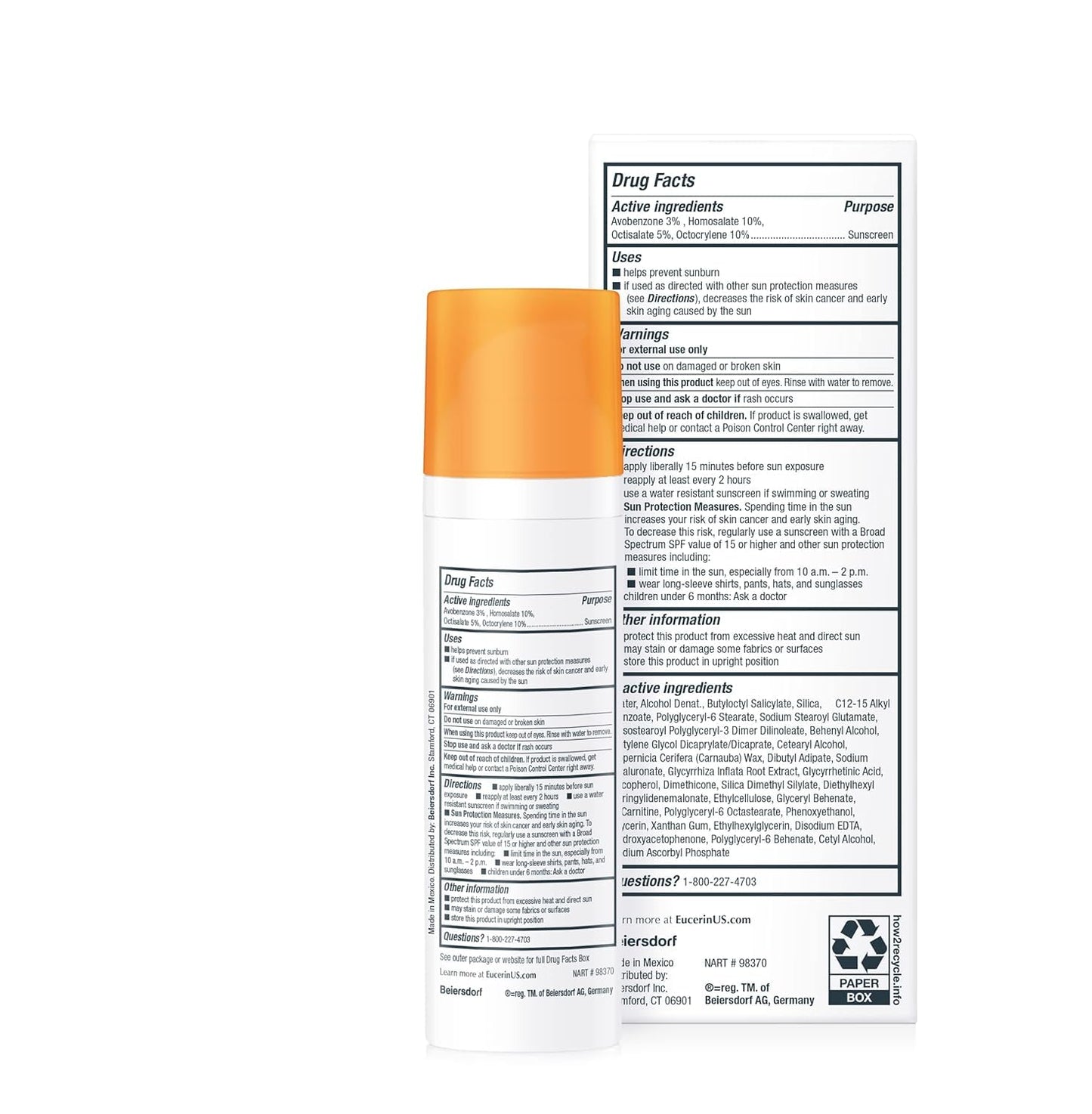 Eucerin Sun Age Defense SPF 50 – Portable TSA-Friendly Sunscreen for Weekend Getaways