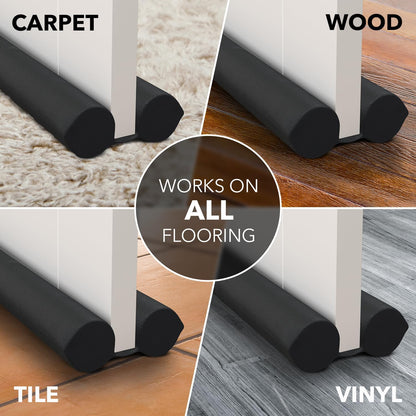 Everlasting Comfort Under Door Draft Stopper – Home Office Focus Upgrade, Blocks Office Noise and Distractions
