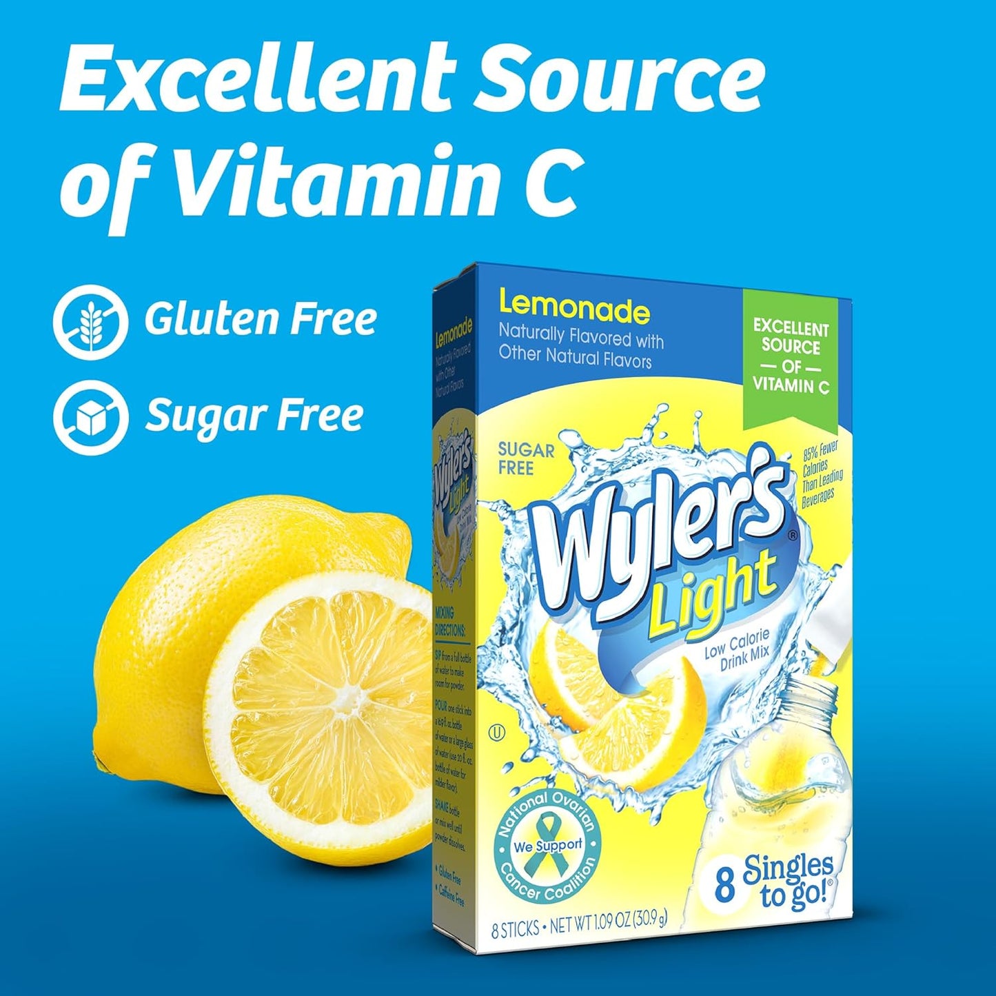 excellent source of vitamin c via added ascorbic acid