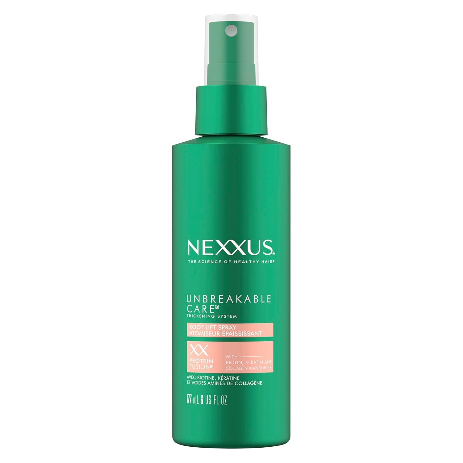 exclusive strand-expanding technology that thickens individual strands root to tip