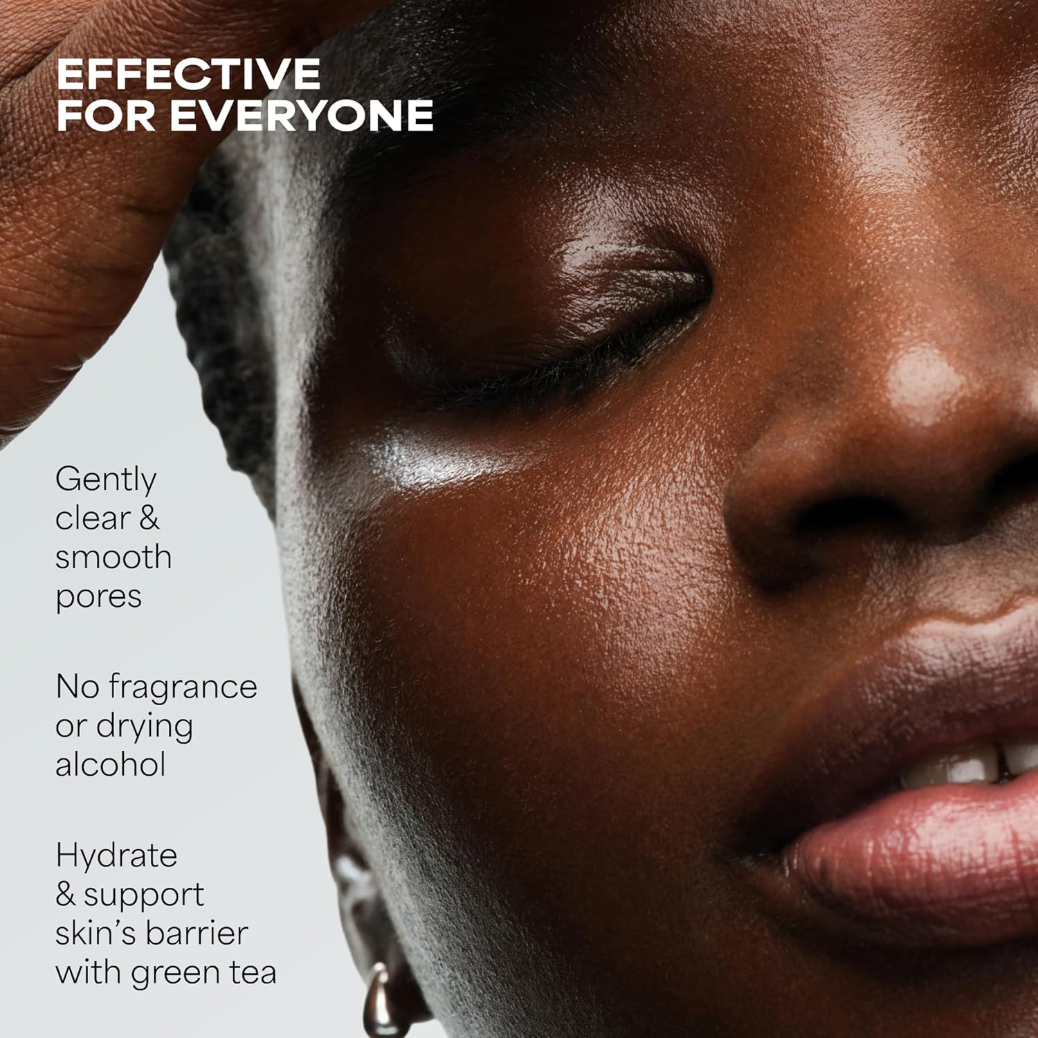 exfoliates inside the pore to clear congestion and improve pore function