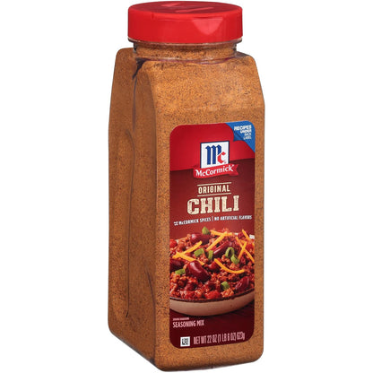 expertly pre-blended spice mix of chili pepper, paprika, cumin, onion, and garlic in powder form