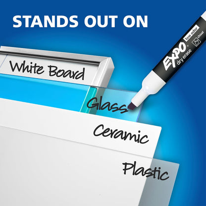 EXPO Dry Erase Markers, Non-Toxic Low Odor Formula, 36 Pack for School Staff Rooms and Training