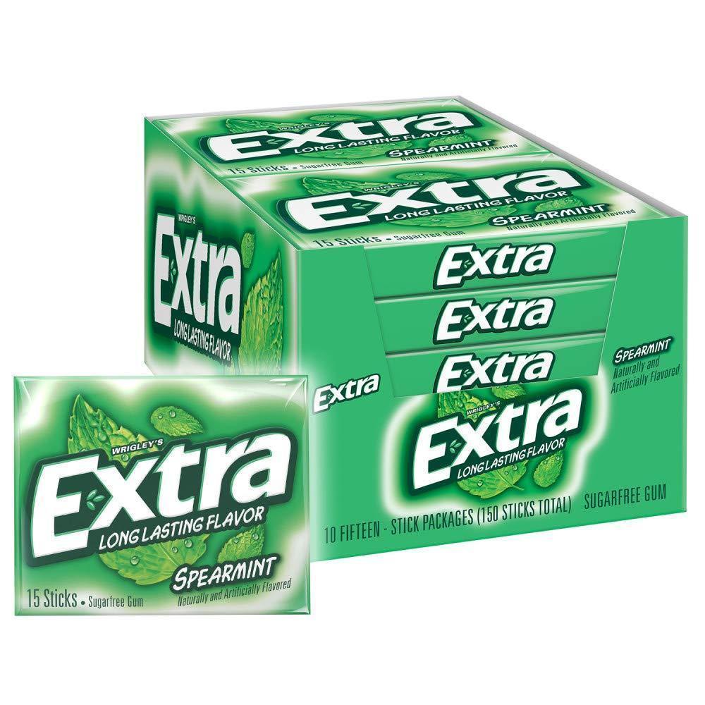 EXTRA Sugar Free Chewing Gum Variety Pack – Desk Drawer and Travel Bag Staple for Fresh Breath Between Meetings and Calls