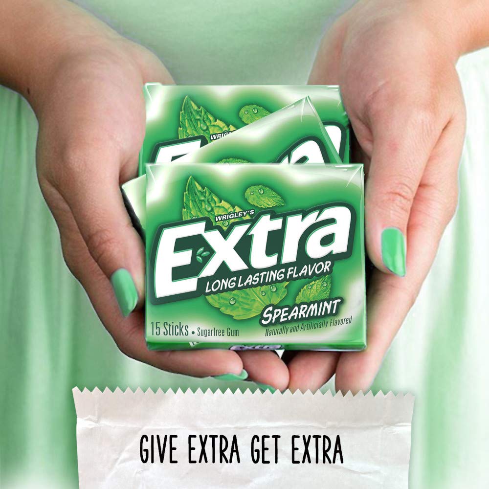 EXTRA Sugar Free Chewing Gum Variety Pack – Desk Drawer and Travel Bag Staple for Fresh Breath Between Meetings and Calls