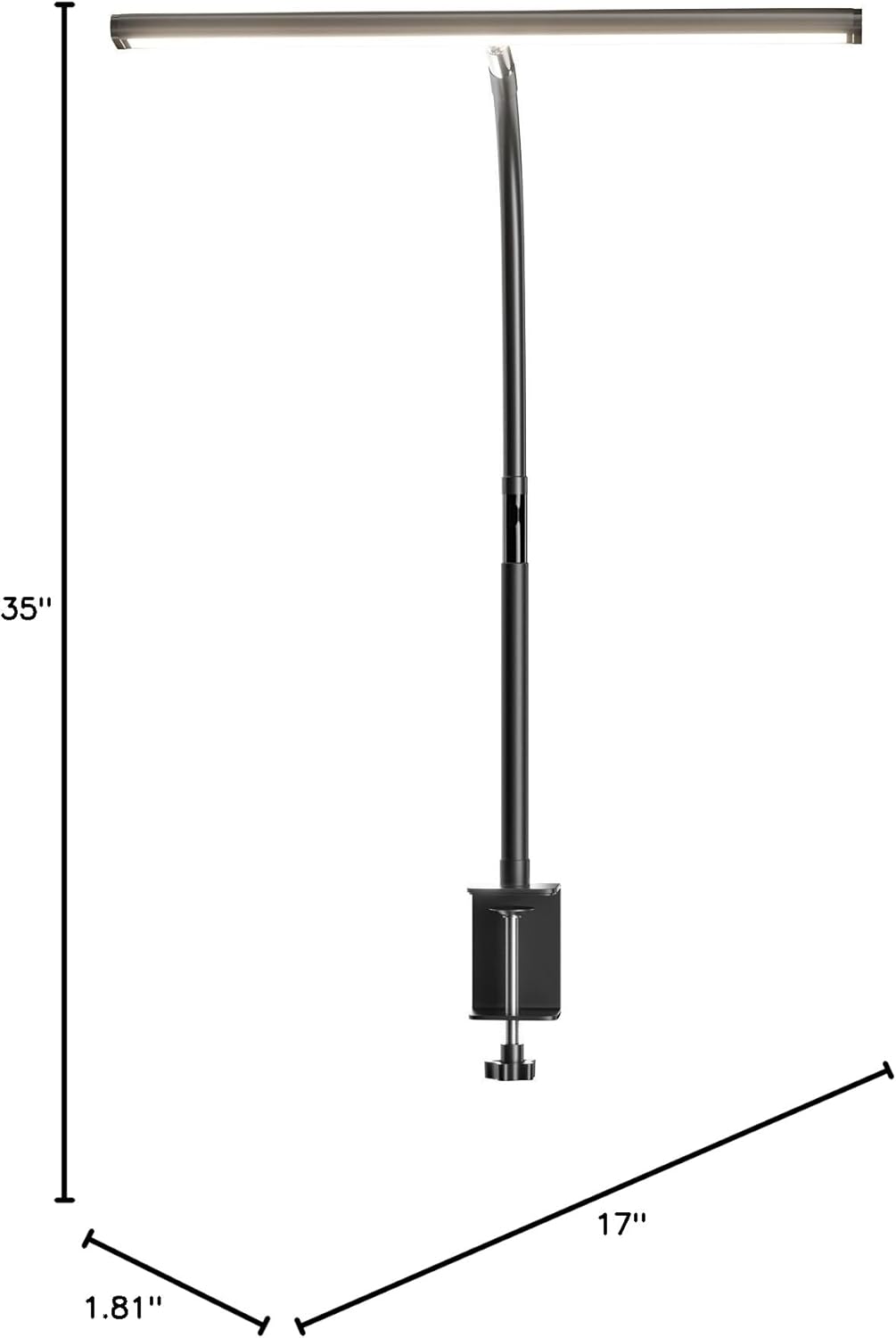 Eye Care Desk Lamp for Long Study Sessions – Flicker-Free LED Light with 2700K Warm Wind-Down Mode