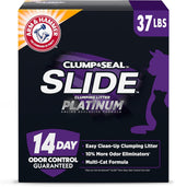ARM & HAMMER SLIDE Platinum Cat Litter – Streamlined Litter Station for Studio Apartments, Non-Stick Clean Design