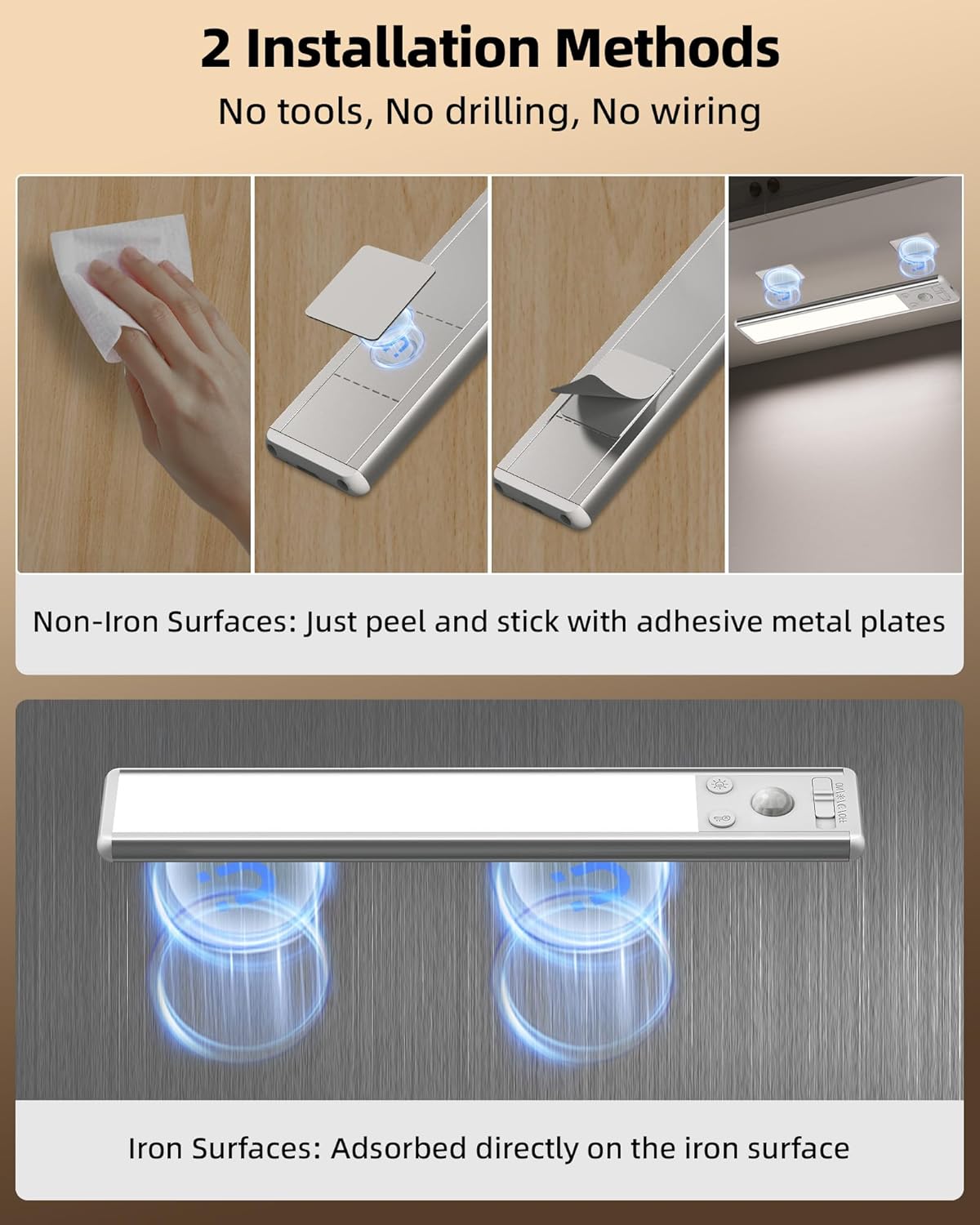 EZVALO Dimmable Bar Light – 3000K to 6500K Color Shift for Layered Home Aesthetic