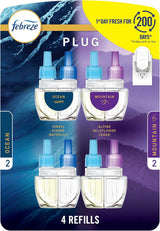 Febreze Plug In Air Freshener – Living Room Decor Piece, Continuous Background Fragrance for Open-Plan Spaces