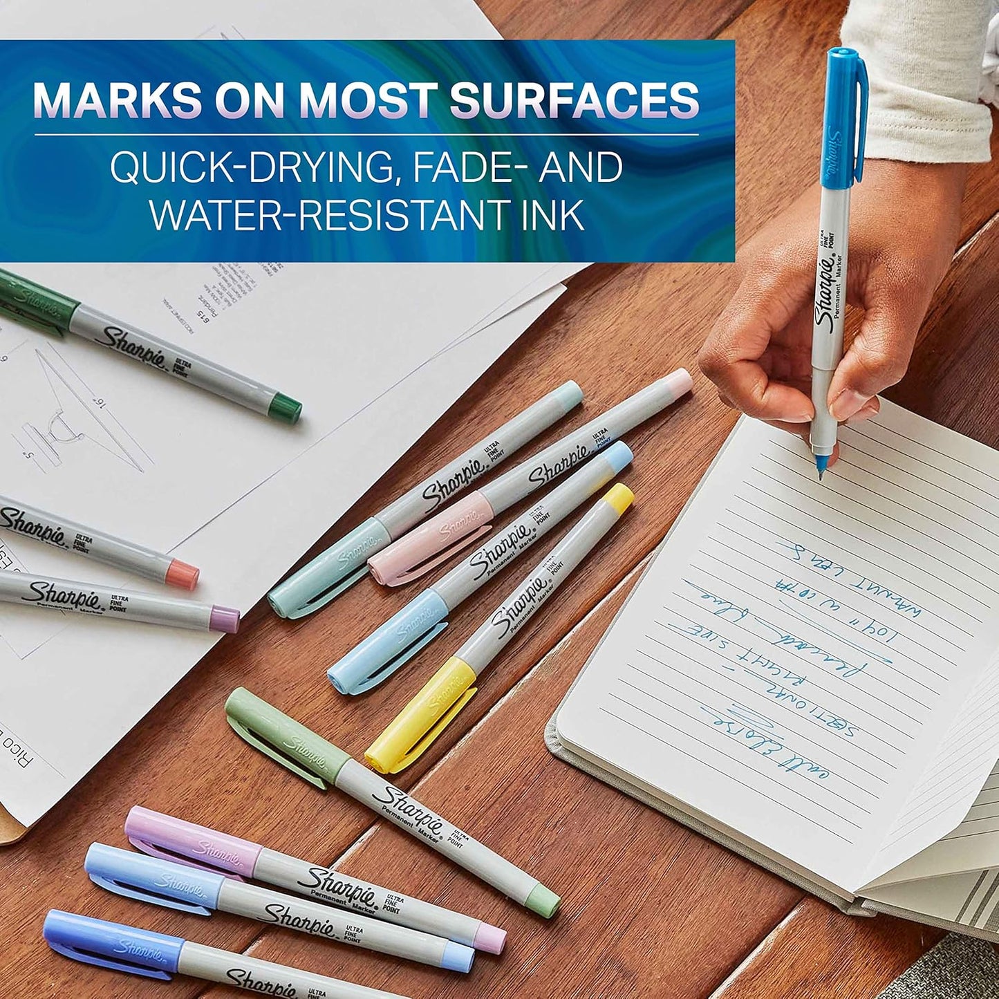 fade-resistant and water-resistant formula for durable marks