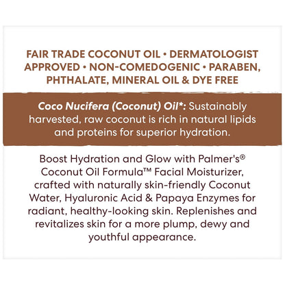 fair trade certified organic coconut oil base, ethically and sustainably sourced