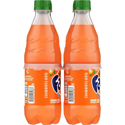 Fanta Orange Soda – Picnic and BBQ Beverage, 6 Pack of 16.9 fl oz Portable Bottles