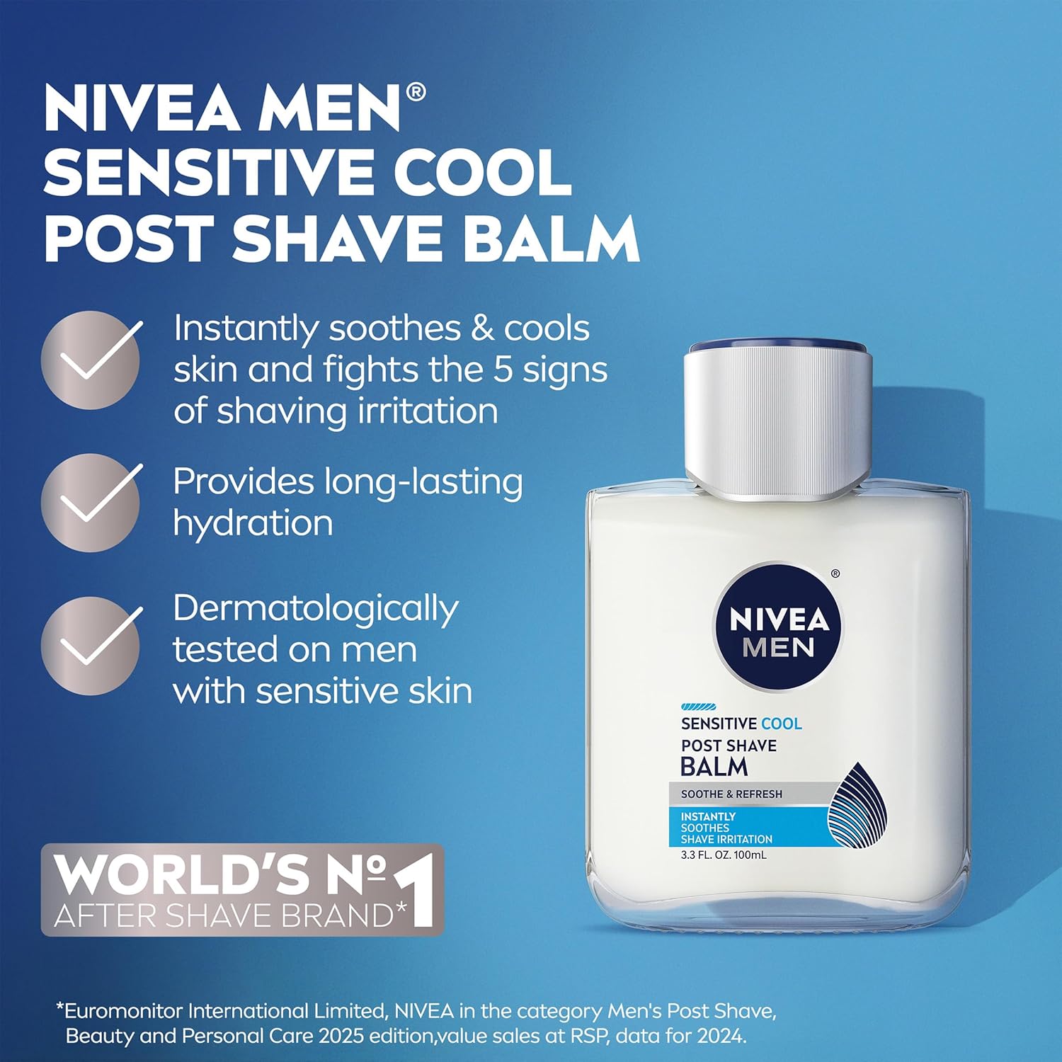 fast-absorbing balm texture with no sticky or greasy residue
