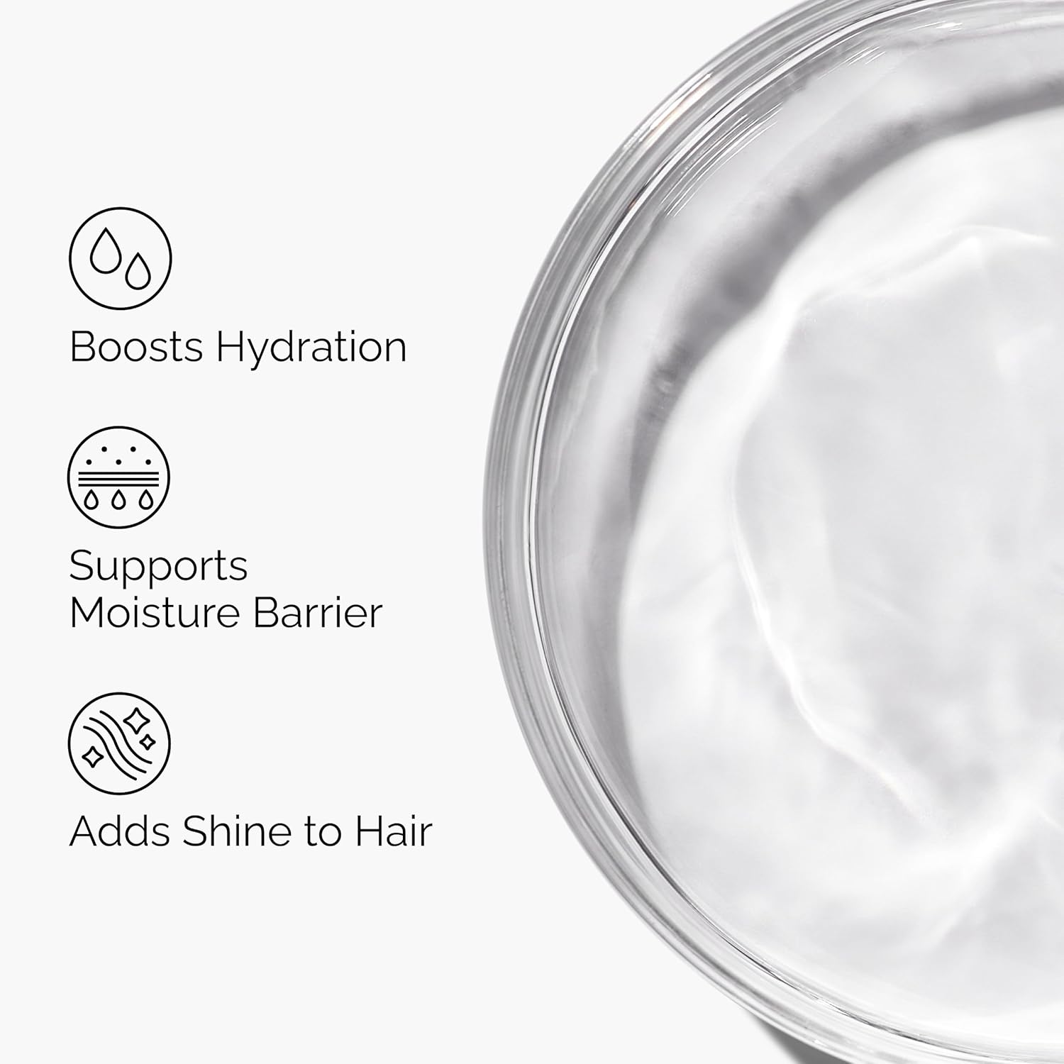 fast-absorbing hydration suitable for daily use on skin and hair