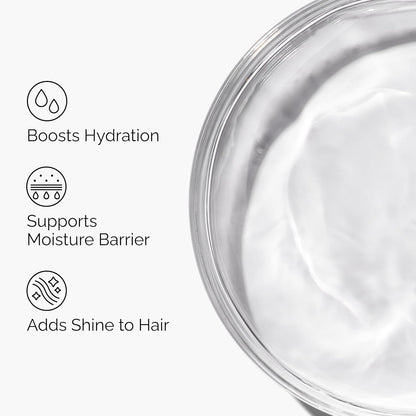 fast-absorbing hydration suitable for daily use on skin and hair