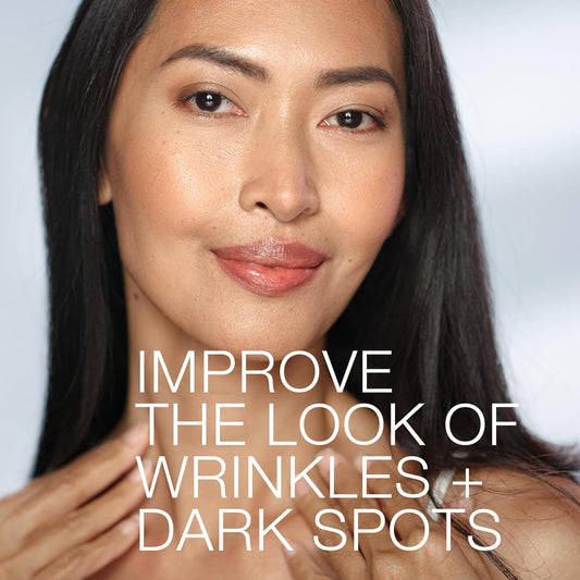fast-acting formula showing improved radiance and fine lines in one week, firmer skin in two weeks