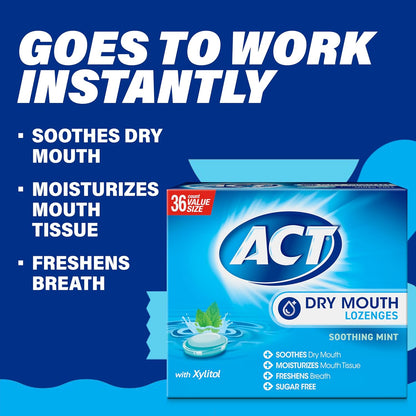 fast-acting lozenge format requiring no water or rinsing
