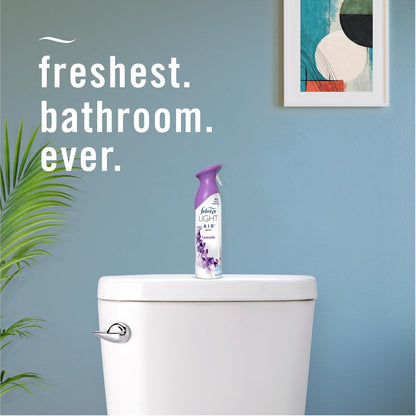 Febreze Air Mist Air Freshener Spray – Light Lavender Room Freshener for Cozy Living Room Ambiance and Stylish Bedroom Decor