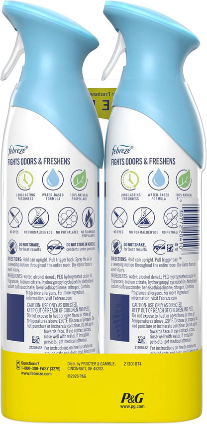 Febreze Air Mist Deodorizer – Child-Friendly Odor Neutralizing Spray for Playroom, Bedroom and Pet Areas