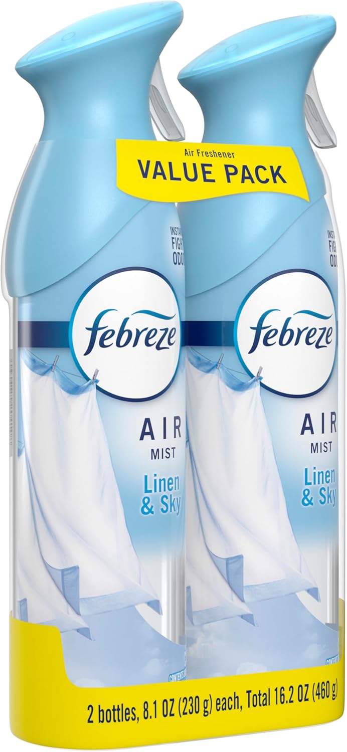 Febreze Air Mist Deodorizer – Child-Friendly Odor Neutralizing Spray for Playroom, Bedroom and Pet Areas