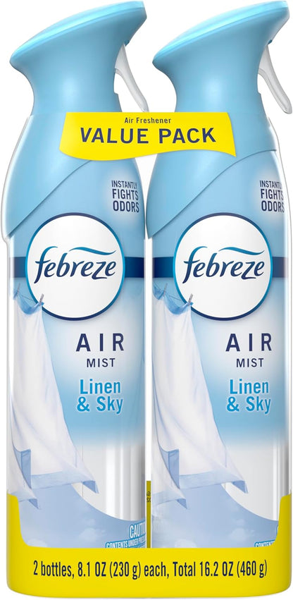 Febreze Air Mist Deodorizer – Child-Friendly Odor Neutralizing Spray for Playroom, Bedroom and Pet Areas
