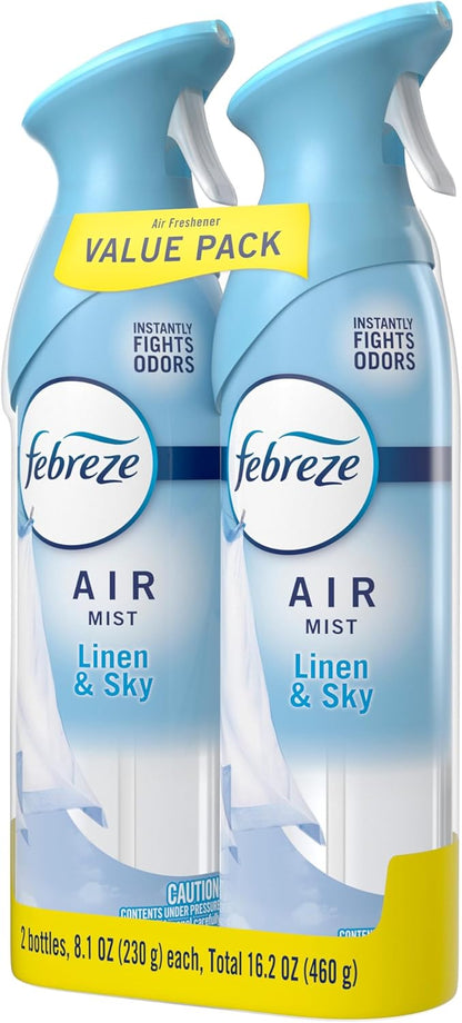 Febreze Air Mist Deodorizer – Child-Friendly Odor Neutralizing Spray for Playroom, Bedroom and Pet Areas