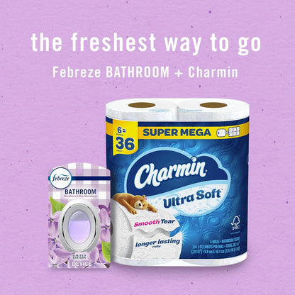 Febreze Bathroom Air Freshener – Soft Scent Accent for Cozy Bathroom Decor