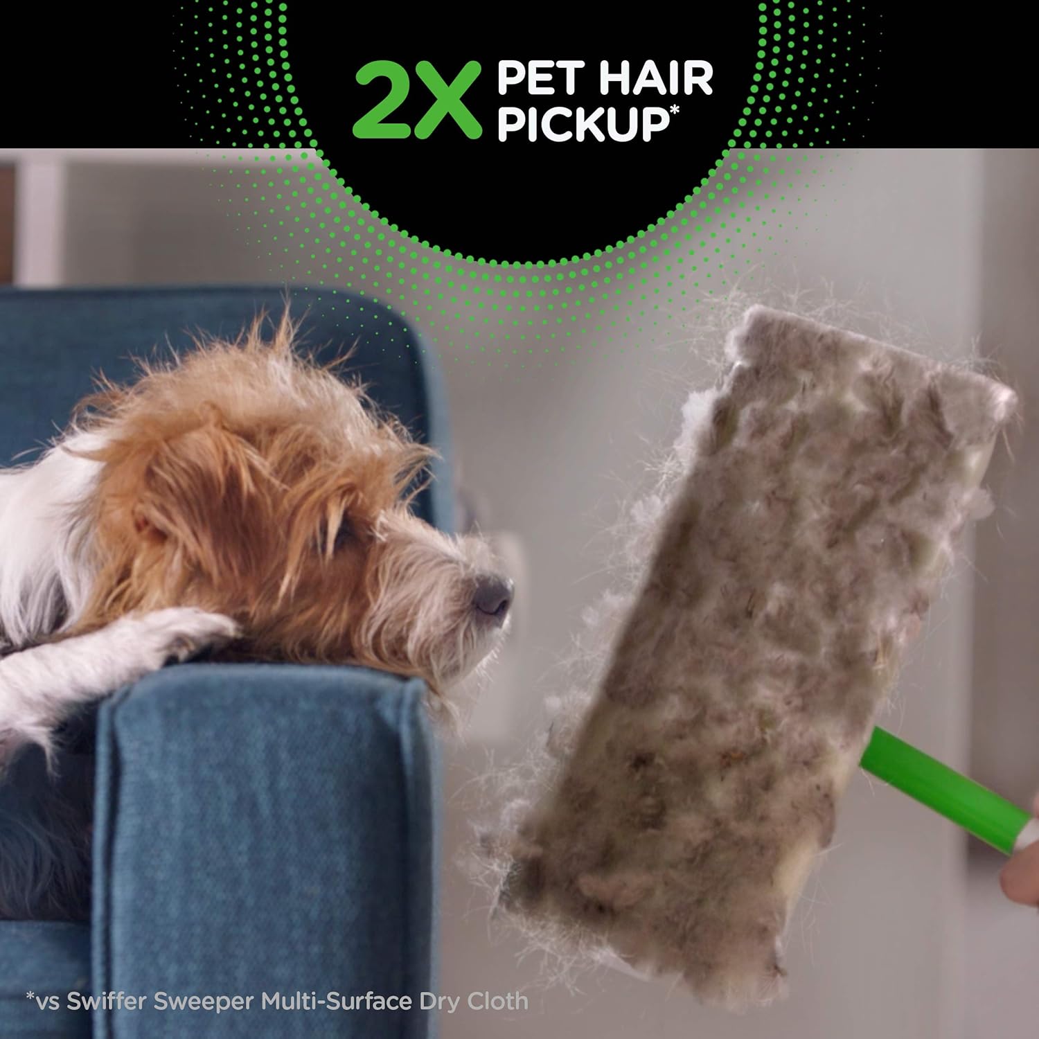 febreze fresh scent built into the cloth for odor neutralization while sweeping