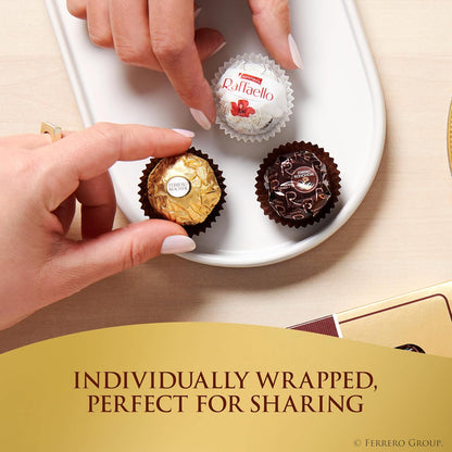 Ferrero Collection Gourmet Gift Box – Elegant Anniversary or Valentine's Day Present for Her, 12 Premium Assorted Confections