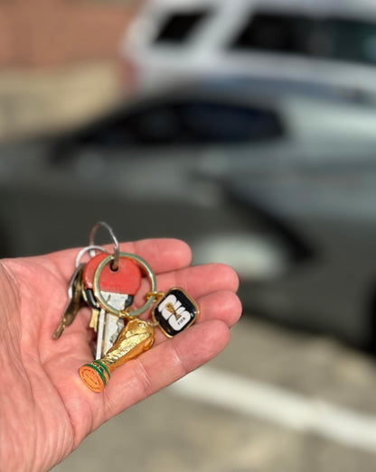 FIFA World Cup 2026 Trophy Keychain – Holiday Stocking Stuffer for World Cup Watch Party Host