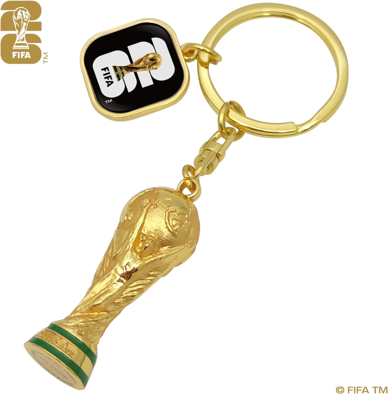 FIFA World Cup 2026 Trophy Keychain – Holiday Stocking Stuffer for World Cup Watch Party Host