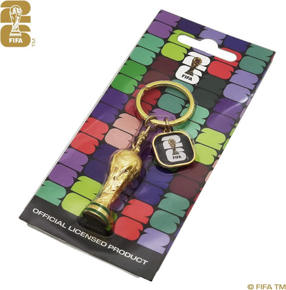 FIFA World Cup 2026 Trophy Keychain – Holiday Stocking Stuffer for World Cup Watch Party Host