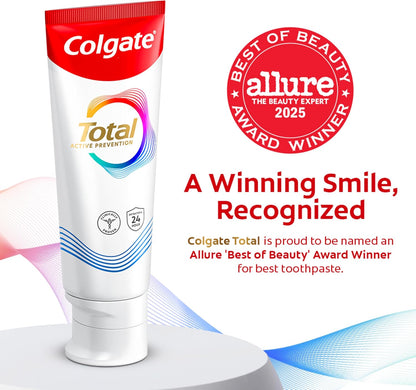 fights 8 issues: gingivitis, plaque, tartar, cavities, sensitivity, bad breath, enamel erosion, and stains