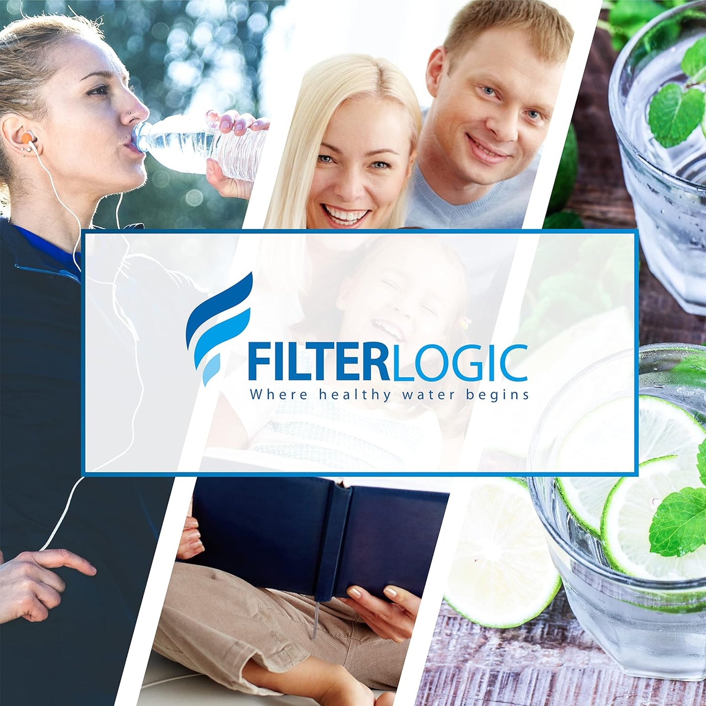 FilterLogic NSF/ANSI 42 & 372 Certified Pitcher Filters for Brita – Lead-Free, Lab-Tested Drinking Water