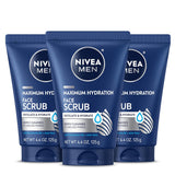 NIVEA MEN Maximum Hydration Face Scrub – Thoughtful Birthday Gift for Him, Daily Exfoliating Skincare Staple
